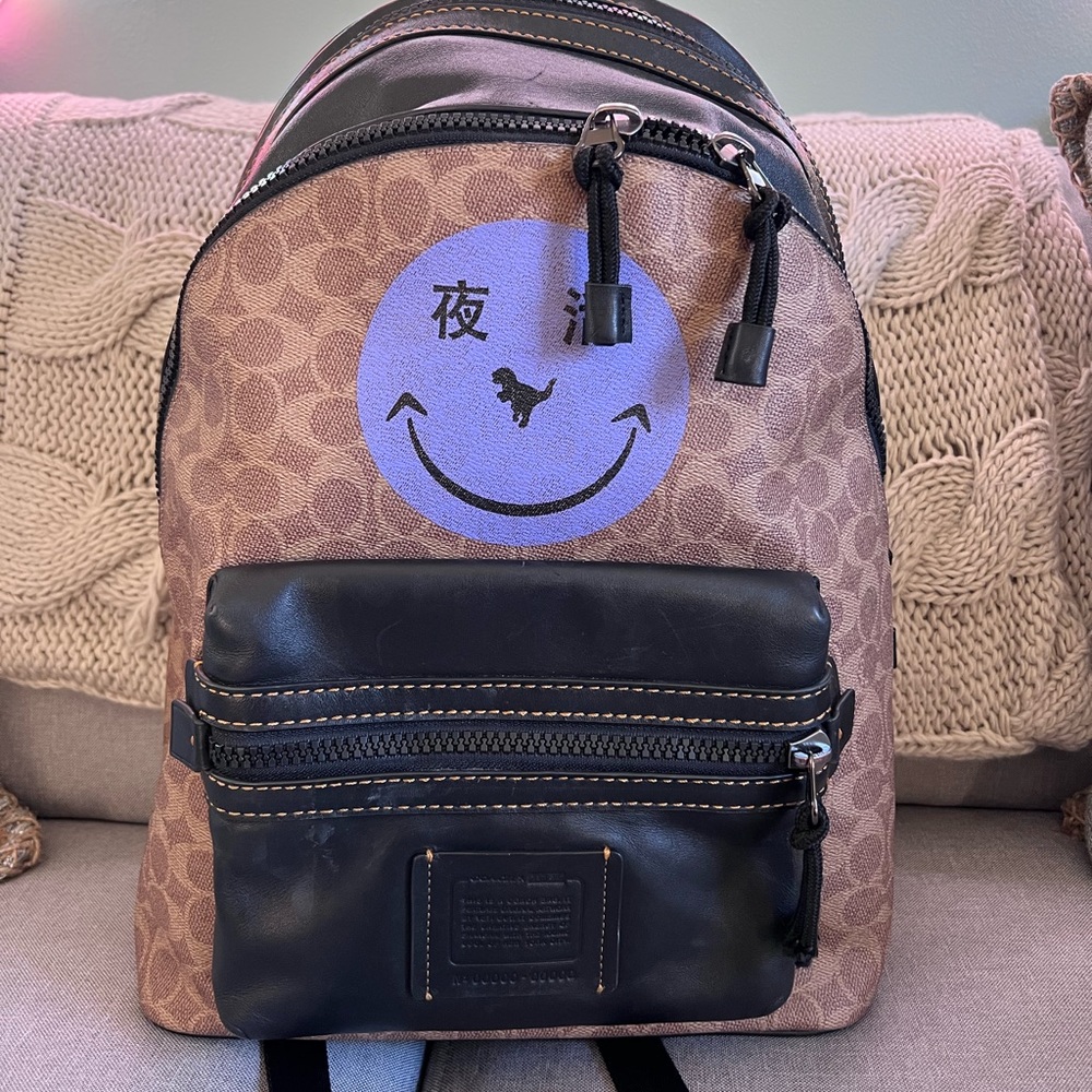 Cute coach monogram backpack